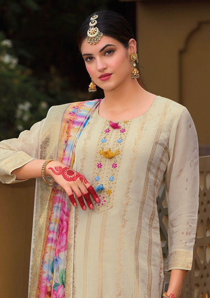 Pearl Vol 2 By Kailee Heavy Viscose Weaving zari Silk Readymade Suits Wholesale Online
